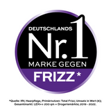John Frieda Label „Deutschlands Nr. 1 Marke gegen Frizz“