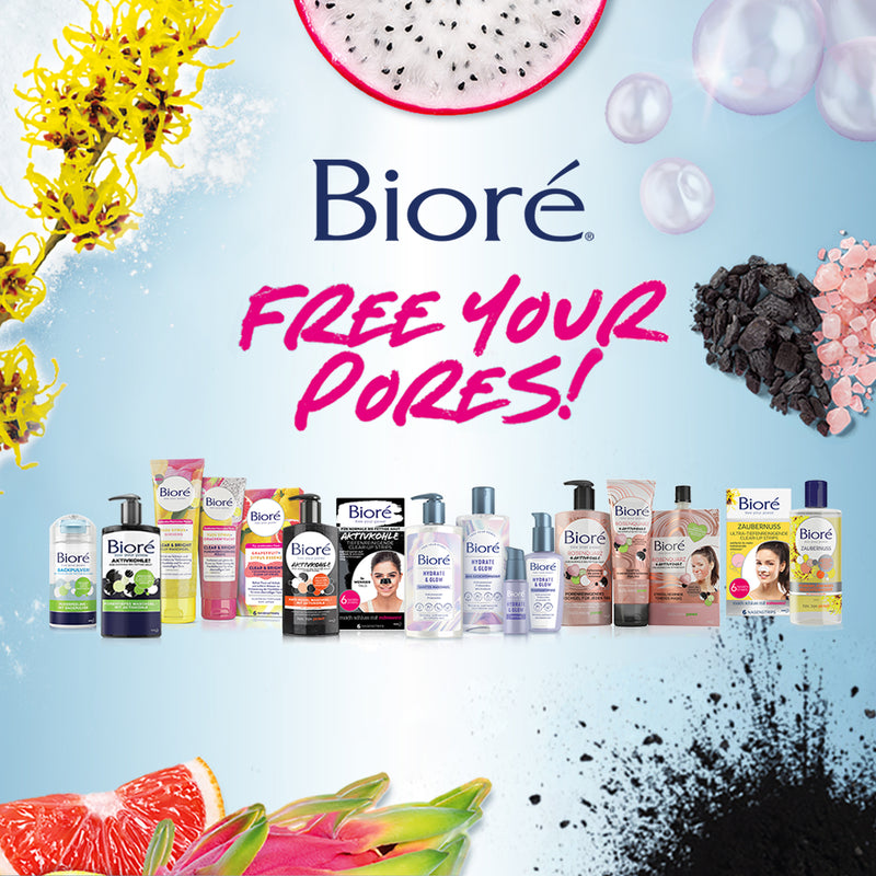Free Your Pores! Entdecke die Bioré Produkte und ihre hochwertigen Inhaltsstoffe.