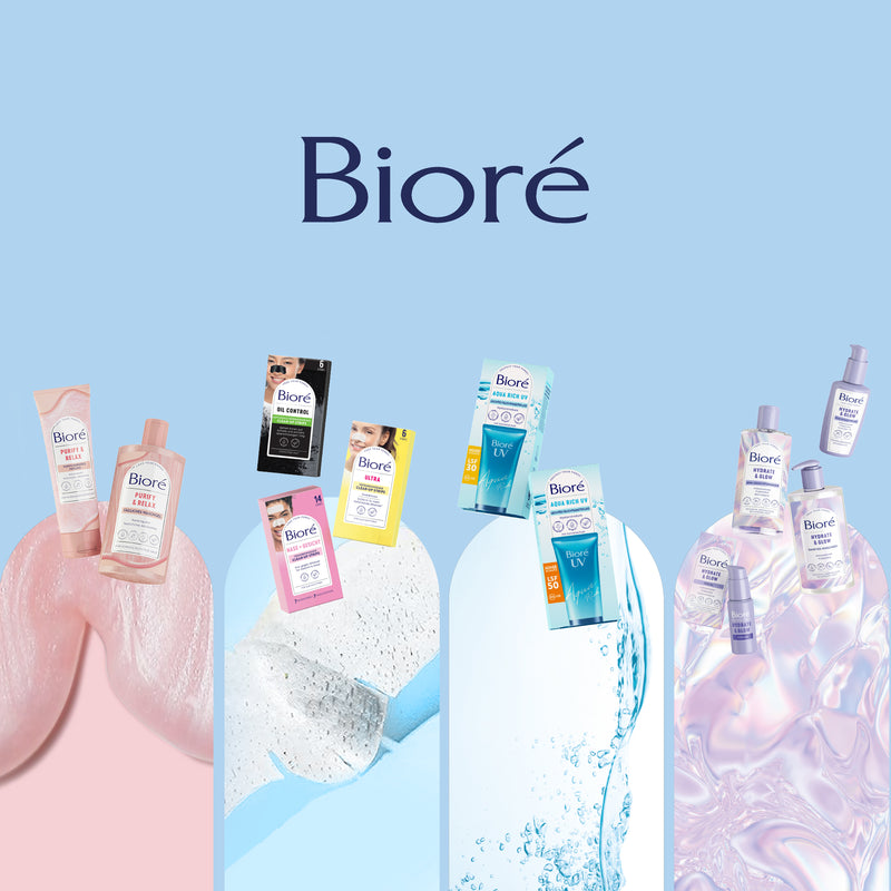 Entdecke die Bioré Produkte und ihre hochwertigen Inhaltsstoffe.