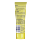 Clear & Bright Jelly-Waschgel mit Yuzu Zitrone. Packungsrückseite mit Anwendungsempfehlung und  Inhaltsstoffen.