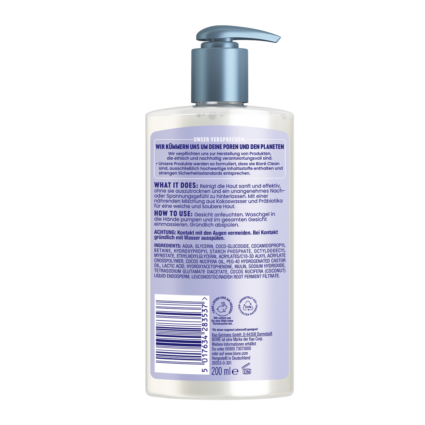 Bioré Hydrate & Glow Sanftes Waschgel – Bioré Shop