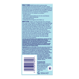 Feuchtigkeitsspendende Bioré Aqua Rich UV mit LSF 30. Produktrückseite mit Anwendungshinweisen. 