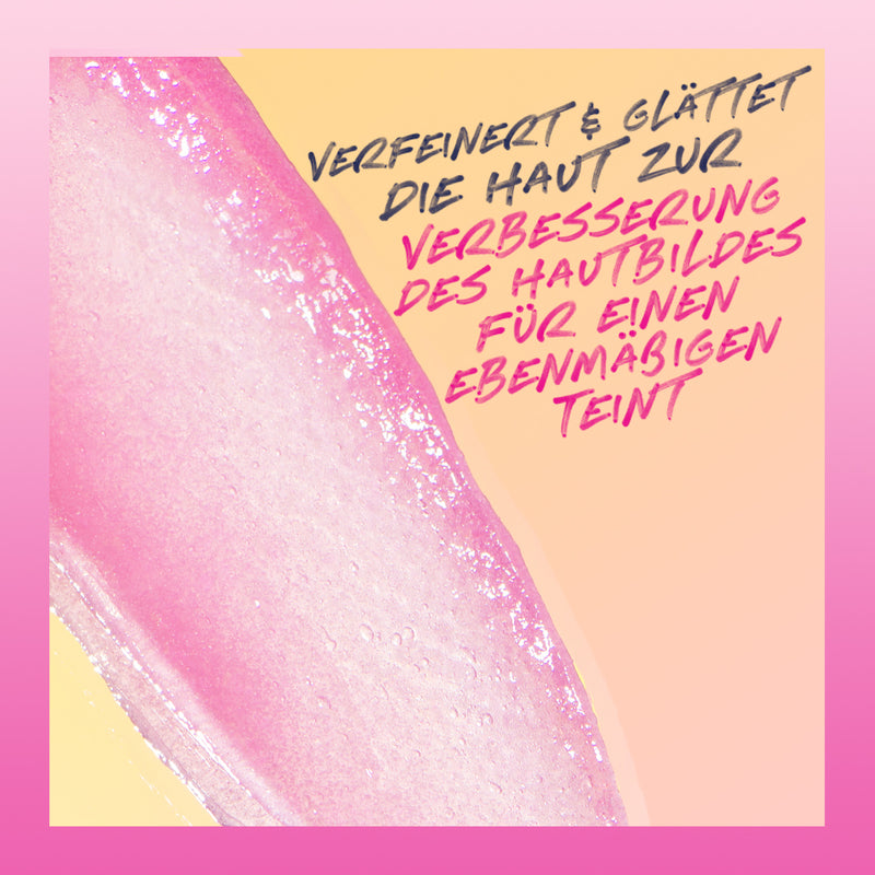 Das Clear & Bright porenverfeinernde Peeling glättet die Poren und sorgt für einen ebenmäßigen Teint.